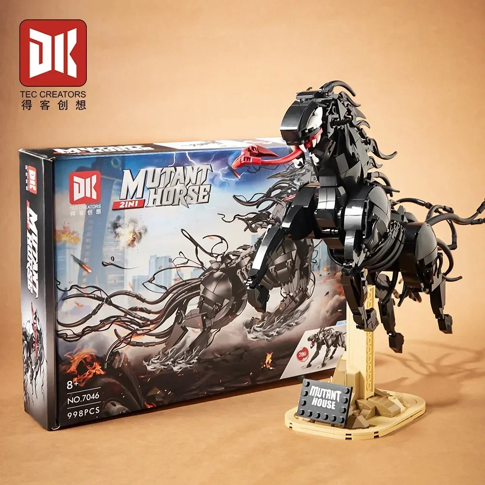 Новые строительные блоки Venom, модель MOC, фильм Venom Horse Monster, мини-кирпичи, собранные игрушки для детей, креативные подарки на день рождения
Новые строительные блоки Venom, модель MOC, фильм Venom Horse Monster, мини-кирпичи, собранные игрушки для детей, креативные подарки на день рождения