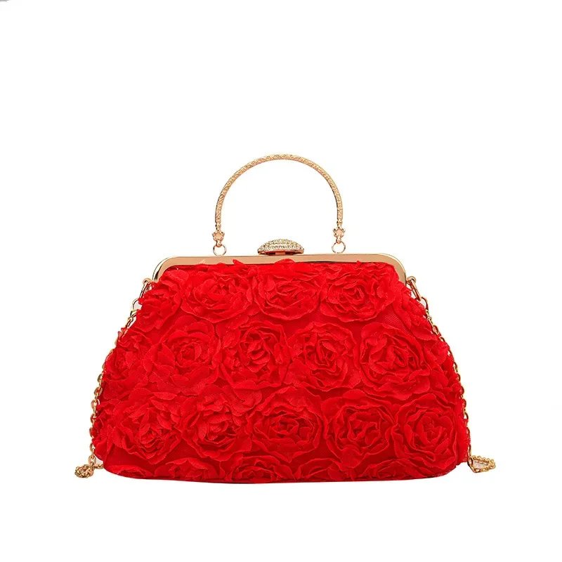 Luxury Satin Floral Bride Party Evening Clutch Bag Women Wedding Purses and Handbags Small Shoulder Chain Bag Designer Bag
Luxury Satin Floral Bride Party Evening Clutch Bag Women Wedding Purses and Handbags Small Shoulder Chain Bag Designer Bag