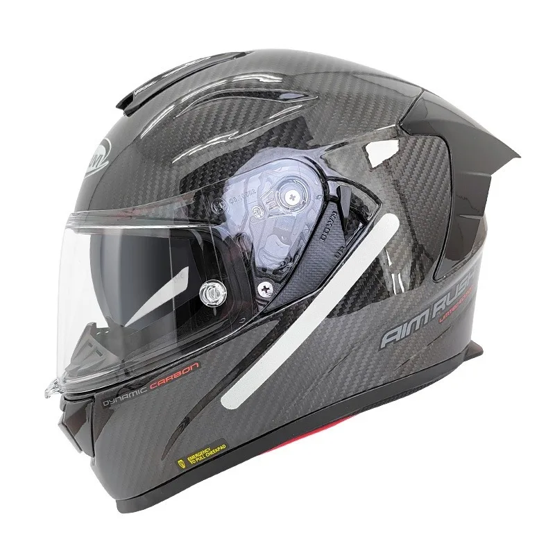 Airo Unisex Full Carbon Fiber Motorcycle Racing Helmet Quick Release Large Tail Wing Full Face Plus Size Anti-Fog Foam
Airo Unisex Full Carbon Fiber Motorcycle Racing Helmet Quick Release Large Tail Wing Full Face Plus Size Anti-Fog Foam