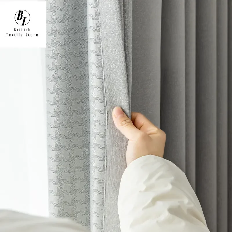 Modern Blackout Curtains for Living Room Bedroom Dining Star-bird Lattice Nordic Luxury High Precision Jacquard Window Drapes
Modern Blackout Curtains for Living Room Bedroom Dining Star-bird Lattice Nordic Luxury High Precision Jacquard Window Drapes