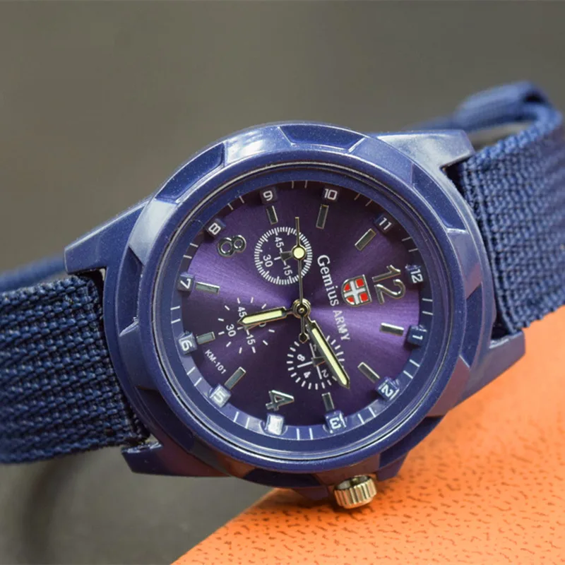 Мужские модные нейлоновые часы в стиле милитари, мужские крутые кварцевые часы, повседневные мужские спортивные уличные часы с круглым циферблатом, детские наручные часы Relogio
Мужские модные нейлоновые часы в стиле милитари, мужские крутые кварцевые часы, повседневные мужские спортивные уличные часы с круглым циферблатом, детские наручные часы Relogio