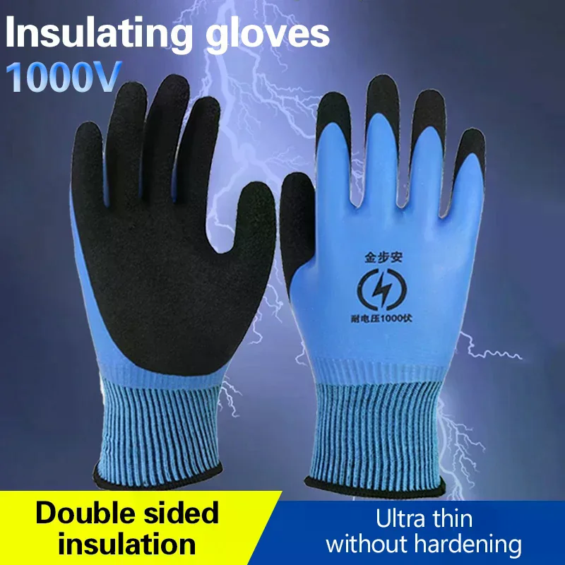 Blue Electrician Insulating Gloves Withstanding Voltage 1000V High Elasticity Touch Screen Glove Safety Protective
Blue Electrician Insulating Gloves Withstanding Voltage 1000V High Elasticity Touch Screen Glove Safety Protective
