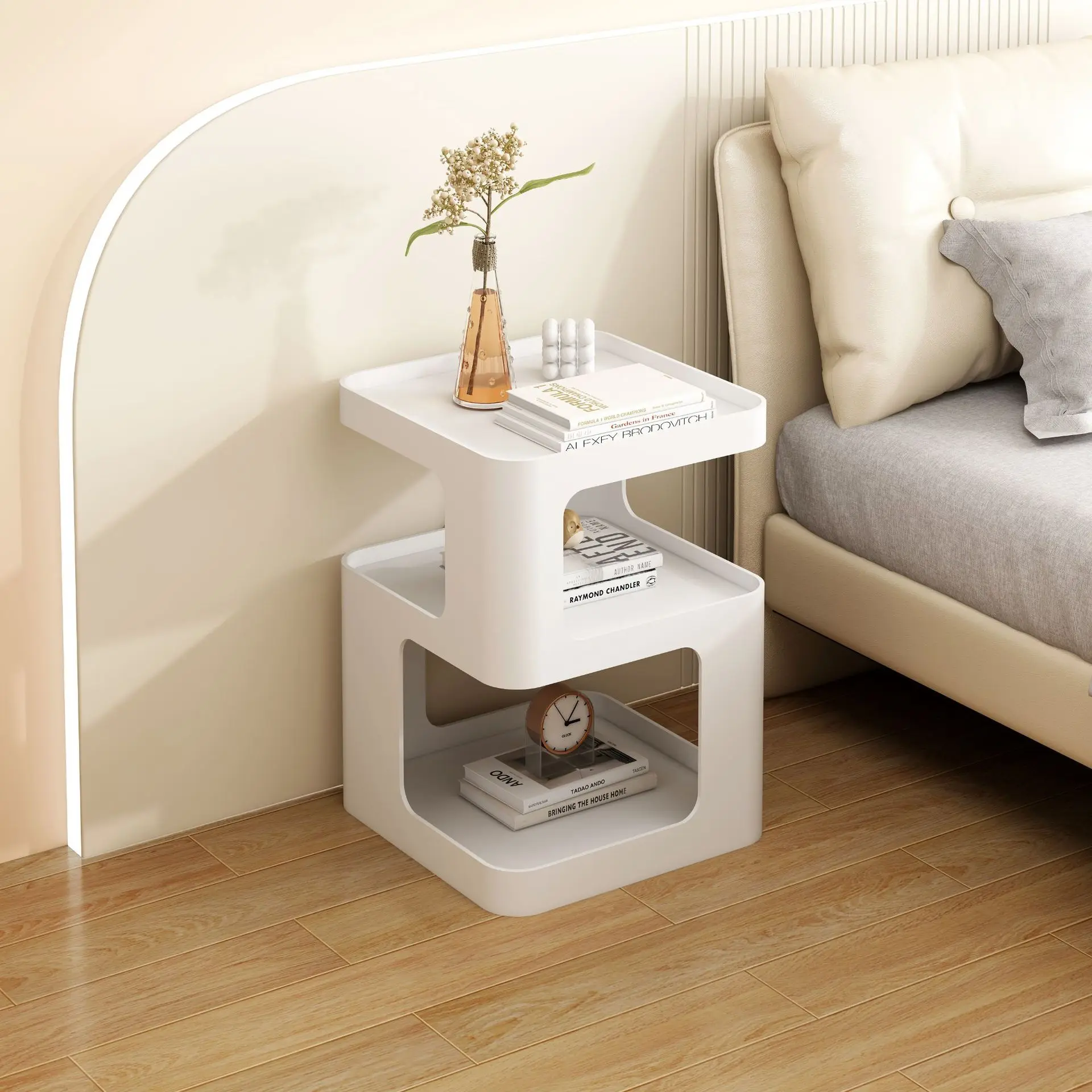 Bedside Table Household Bedroom Small Wrought Iron Bedside Shelf Simple Modern Creative Bedside Table
Bedside Table Household Bedroom Small Wrought Iron Bedside Shelf Simple Modern Creative Bedside Table