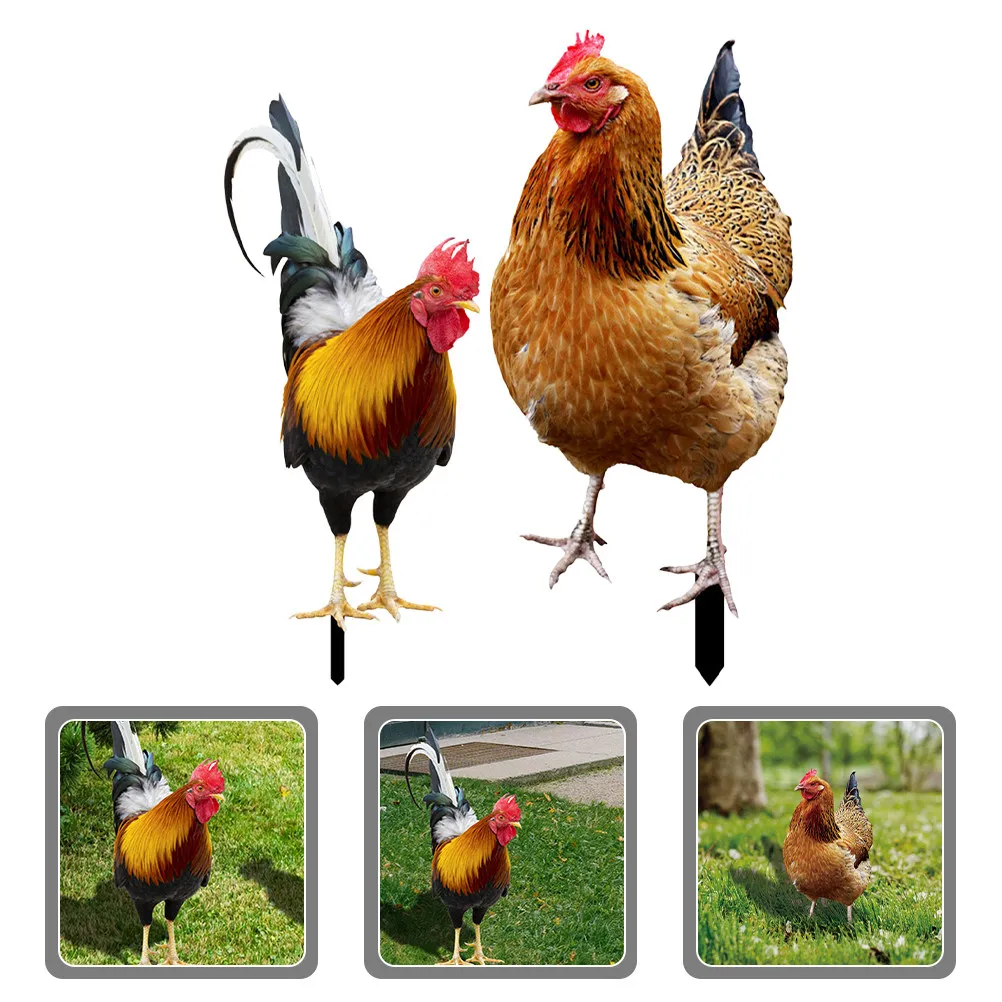 2Pcs Garden Stake Decorative Chicken Acrylic Yard Insert Small Chick Lawn Ornament Garden Decoration Chicken Art
2Pcs Garden Stake Decorative Chicken Acrylic Yard Insert Small Chick Lawn Ornament Garden Decoration Chicken Art