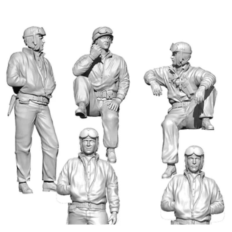 1/35 Scale Resin Figure Assembled Model Kit WWII US Tank Soldier 5 Man Historical Military Sculpture Unassembled and Unpainted
1/35 Scale Resin Figure Assembled Model Kit WWII US Tank Soldier 5 Man Historical Military Sculpture Unassembled and Unpainted
