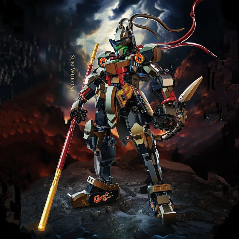 80029 развивающая игрушка, деформация, меха, путешествие на запад, черная модель Wukong, сборка, детский строительный блок, игрушка в подарок
80029 развивающая игрушка, деформация, меха, путешествие на запад, черная модель Wukong, сборка, детский строительный блок, игрушка в подарок