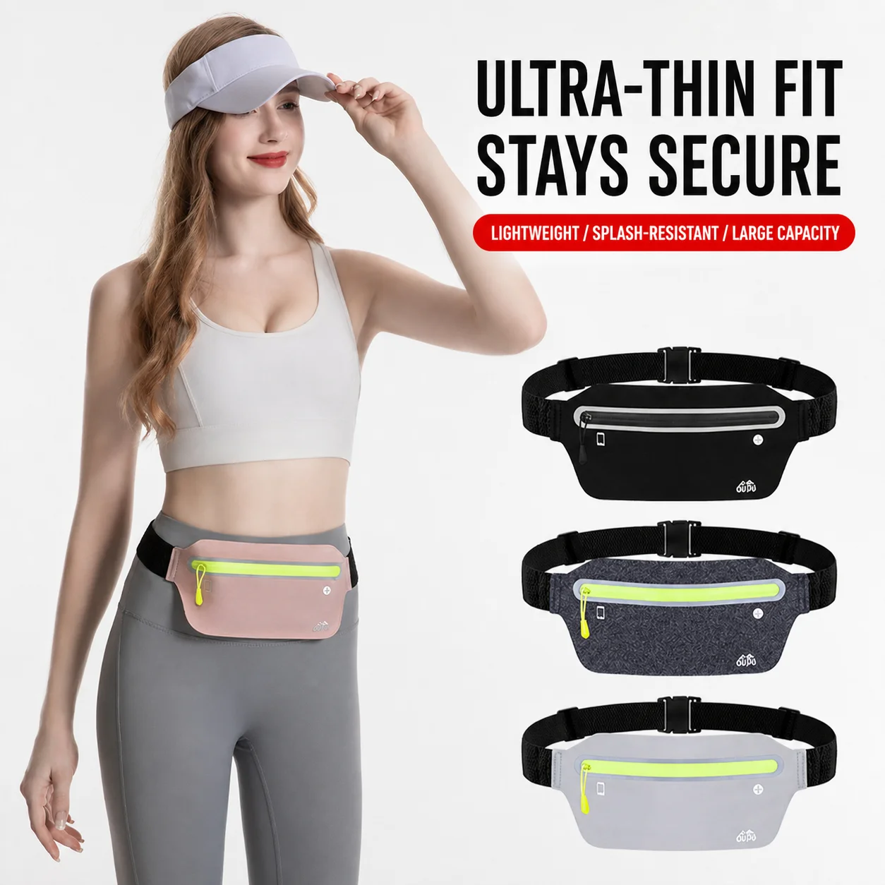 Running Waist Bag Ultra-Thin Slim Waist Pack Water-Resistant Waist Bag Water-Resistant For Running Outdoor Sports Hiking
Running Waist Bag Ultra-Thin Slim Waist Pack Water-Resistant Waist Bag Water-Resistant For Running Outdoor Sports Hiking