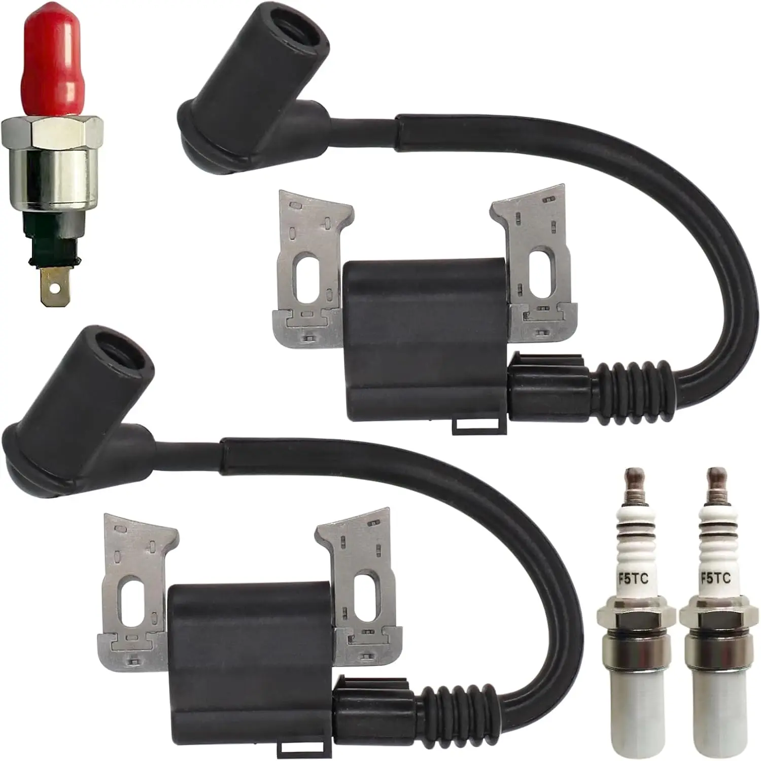 2pcs 30500-Z6L-043 Ignition Coils with Solenoid Valve Kits Compatible With Honda GX630 GX660 GX690 GXV630 GXV660 Replaces for 30
2pcs 30500-Z6L-043 Ignition Coils with Solenoid Valve Kits Compatible With Honda GX630 GX660 GX690 GXV630 GXV660 Replaces for 30