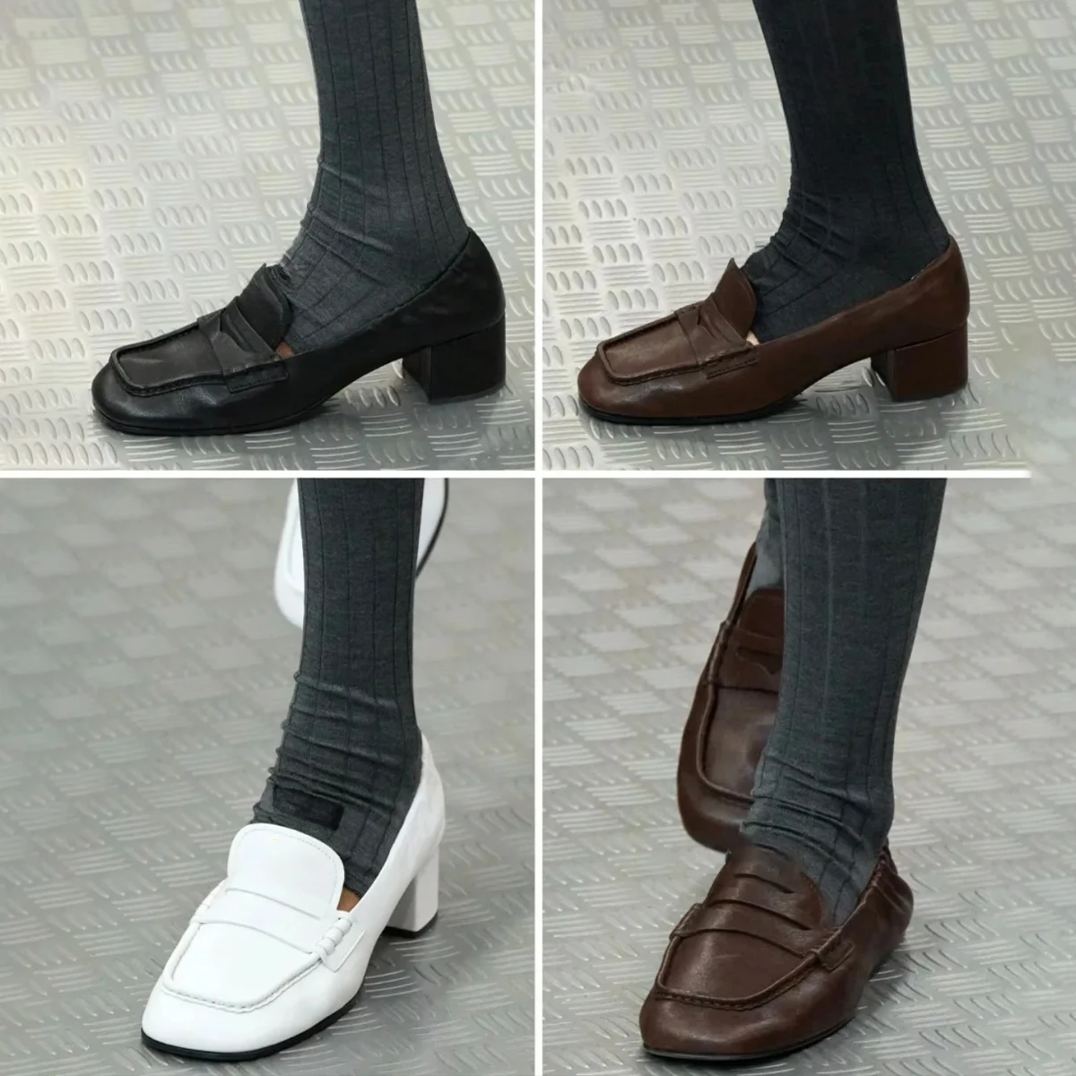 NIGO Women's Brooke Square Toe Loafers Metal Decoration Simple Strap Heel Shoes Comfortable Flat Cowhide Shoes #NGSH1455
NIGO Women's Brooke Square Toe Loafers Metal Decoration Simple Strap Heel Shoes Comfortable Flat Cowhide Shoes #NGSH1455
