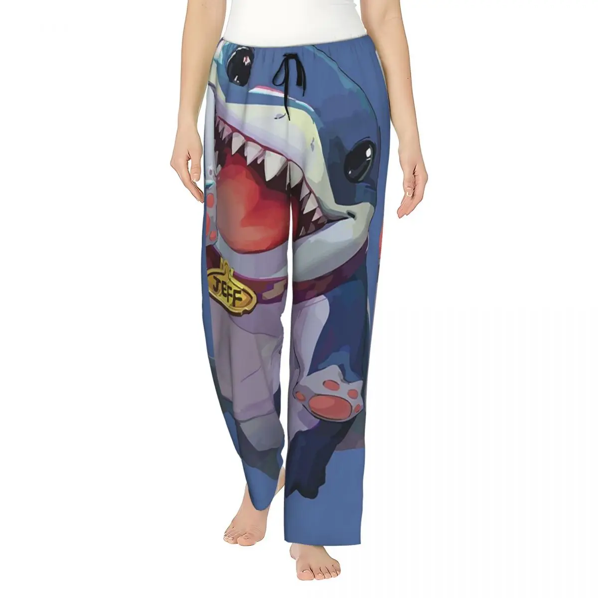 Custom Jeff The Land Shark Women Pajama Pants Lounge Sleep Sleepwear Bottoms with Pockets
Custom Jeff The Land Shark Women Pajama Pants Lounge Sleep Sleepwear Bottoms with Pockets