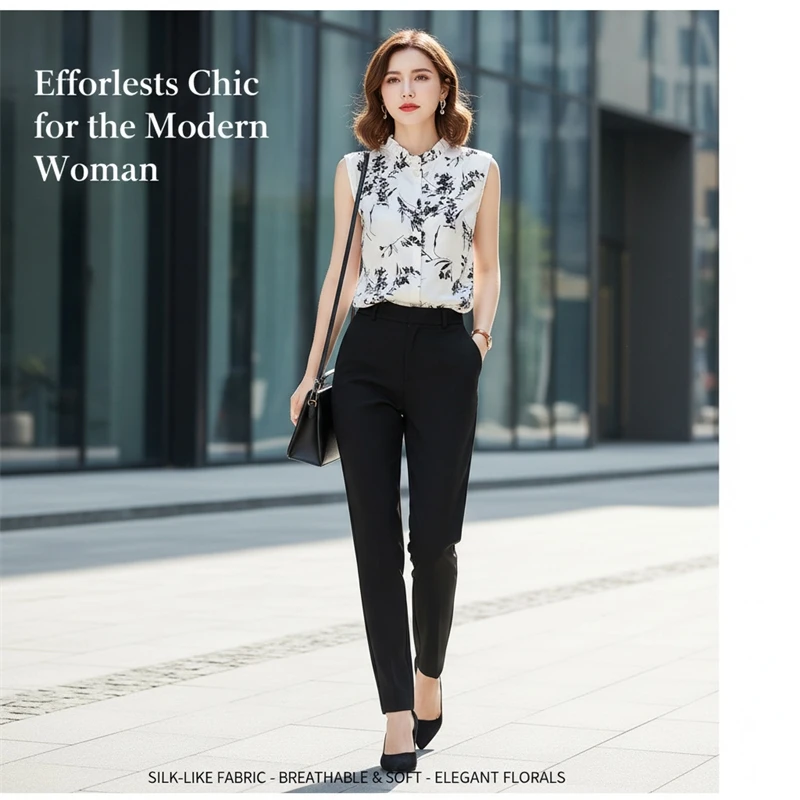 New Summer Mulberry Silk Shirt: Printed Satin Blouse with Elegant Floral Design - Breathable & Soft Top
New Summer Mulberry Silk Shirt: Printed Satin Blouse with Elegant Floral Design - Breathable & Soft Top