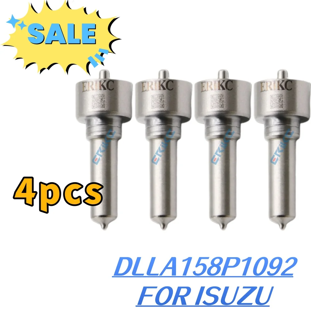 4pcs DLLA158P1092 Nozzle Spray Gun DLLA 158 P 1092 Fuel Injection Nozzle for Isuzu 095000-5340 095000-6360 095000-6363
4pcs DLLA158P1092 Nozzle Spray Gun DLLA 158 P 1092 Fuel Injection Nozzle for Isuzu 095000-5340 095000-6360 095000-6363