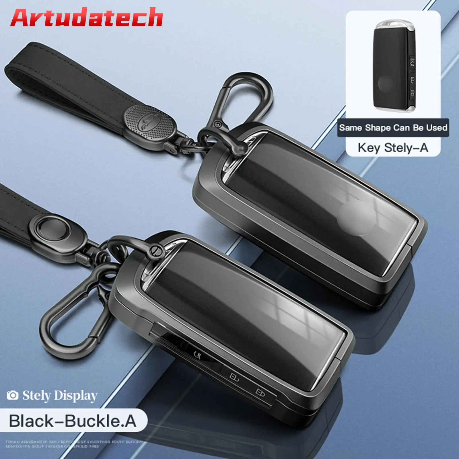 Artudatech Aluminum Alloy TPU Black Car Key Case Cover With Buckle For Mazda CX-4 CX-5 No Key Included
Artudatech Aluminum Alloy TPU Black Car Key Case Cover With Buckle For Mazda CX-4 CX-5 No Key Included
