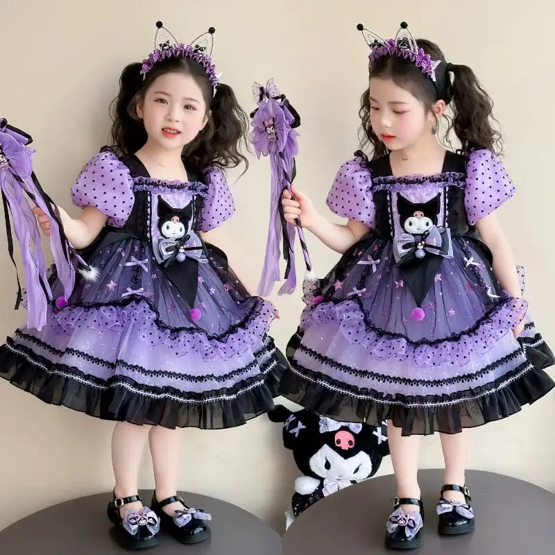 2026 New Anime Girl Dress Summer New Kuromi Kawaii Lolita Skirt Children Cartoon Fashionsweet Soft Bow Mesh Sweet Casual T-Shirt
2026 New Anime Girl Dress Summer New Kuromi Kawaii Lolita Skirt Children Cartoon Fashionsweet Soft Bow Mesh Sweet Casual T-Shirt