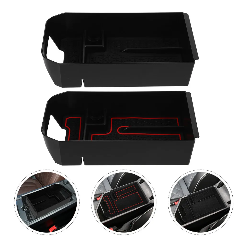 2Pcs Car Organizer Center Console Multi-Functional Black Storage Box Tray Large Capacity Car Interior Organizer for Phones
2Pcs Car Organizer Center Console Multi-Functional Black Storage Box Tray Large Capacity Car Interior Organizer for Phones