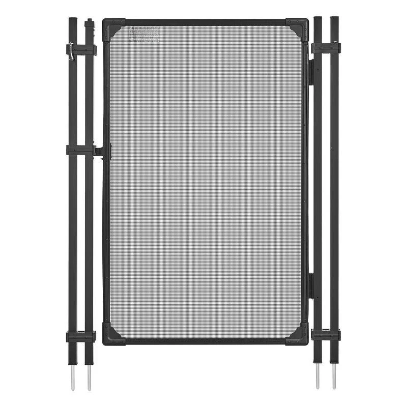 Pool Fence Gate, 4 x 2.5 ft Inground Swimming Pool Fences Gate, Outdoor Security Fencing Door Kit with Self-Closing and Self-Locking Design, 352 gsm Teslin PVC Mesh, Easy Installation, Black
Pool Fence Gate, 4 x 2.5 ft Inground Swimming Pool Fences Gate, Outdoor Security Fencing Door Kit with Self-Closing and Self-Locking Design, 352 gsm Teslin PVC Mesh, Easy Installation, Black