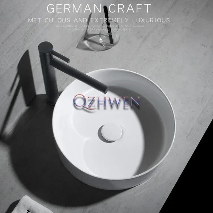 Modern Minimalist Ceramic Wash Basin White Small Size Slim Edge Bathroom Sink Hotel Toilet Countertop Single Basin 36X36X12cm
Modern Minimalist Ceramic Wash Basin White Small Size Slim Edge Bathroom Sink Hotel Toilet Countertop Single Basin 36X36X12cm