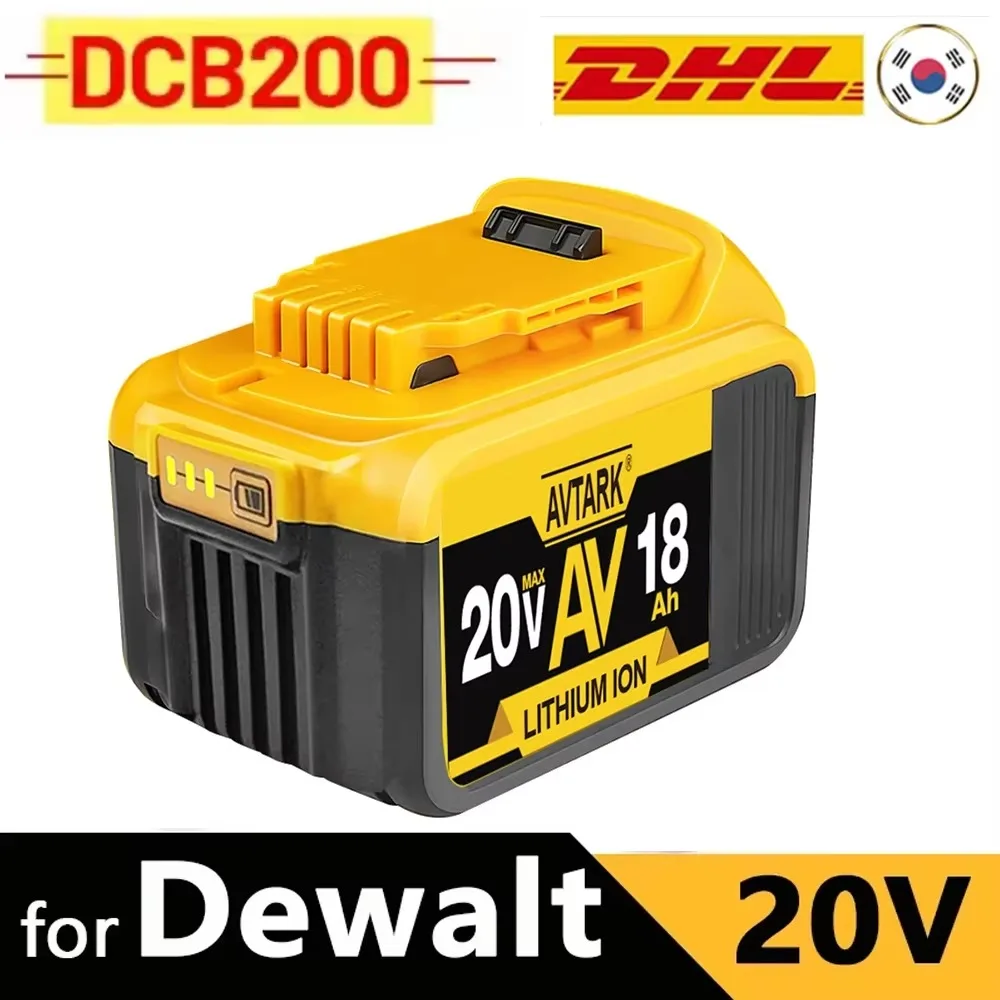 20V 18.0Ah 12.0Ah 3.0Ah DCB200 Replacement Li-ion Battery for DeWalt MAX DCB205 DCB201 DCB203 power tool Batteries
20V 18.0Ah 12.0Ah 3.0Ah DCB200 Replacement Li-ion Battery for DeWalt MAX DCB205 DCB201 DCB203 power tool Batteries