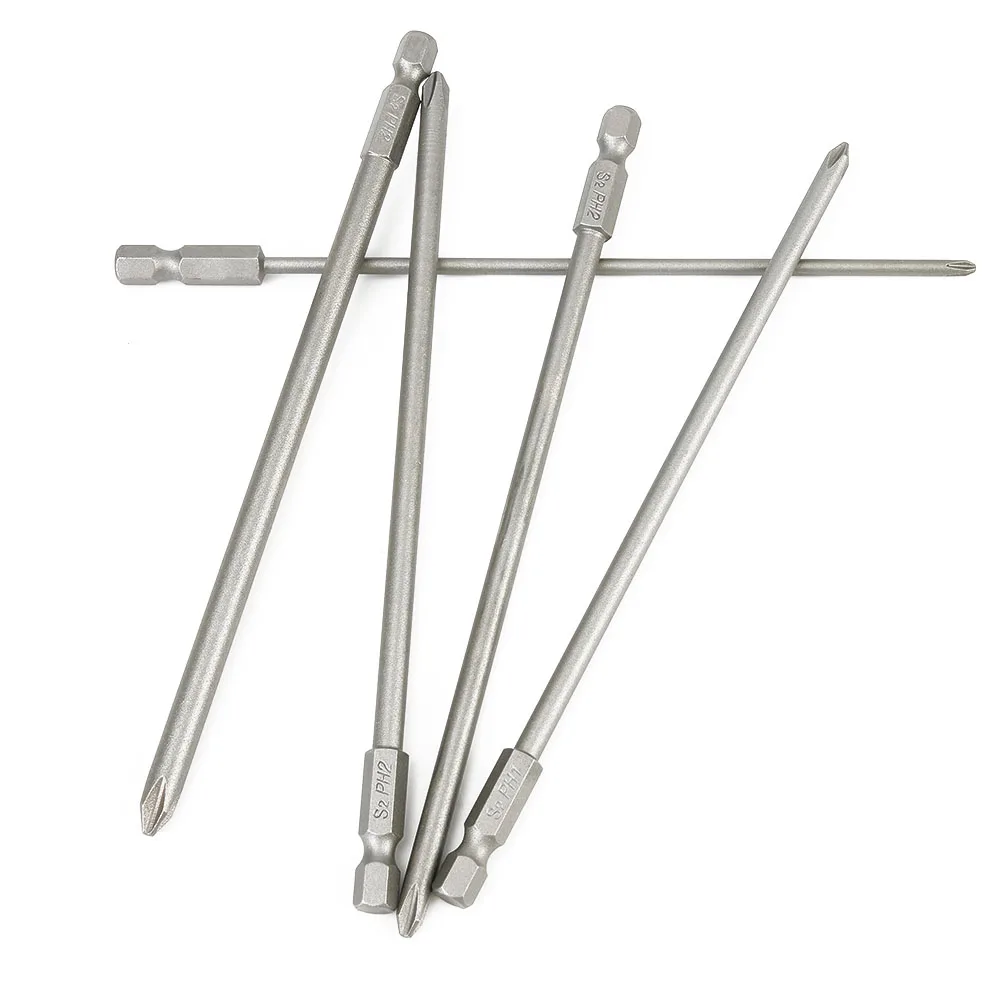 High Quality PH1 PH2 Screwdriver Bit 1/4 Hex 150mm 5Pcs Cross Head Electric Screwdriver Bit Useful Best Practical
High Quality PH1 PH2 Screwdriver Bit 1/4 Hex 150mm 5Pcs Cross Head Electric Screwdriver Bit Useful Best Practical