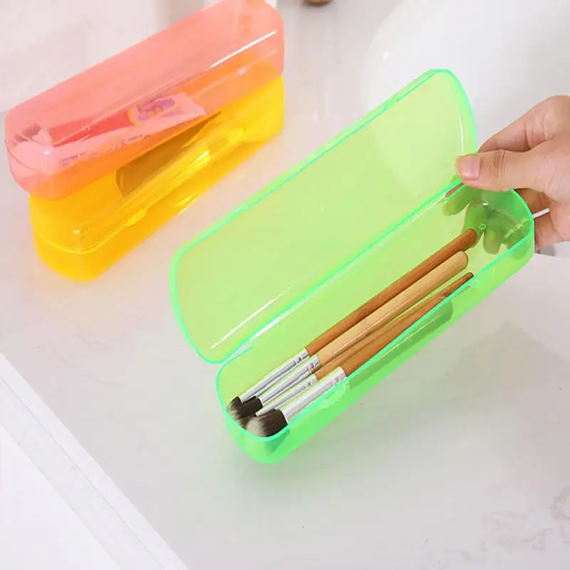 Toothbrush Box Transparent Organizer Case Travel Portable Toothbrush Holder Plastic Toothpaste Box Storage Container
Toothbrush Box Transparent Organizer Case Travel Portable Toothbrush Holder Plastic Toothpaste Box Storage Container