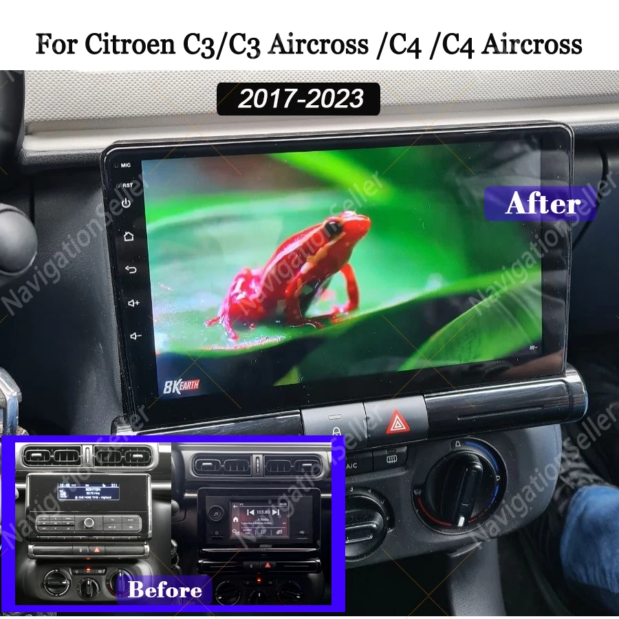 Android Stereo For Citroen C3 C4 Aircross 2017 2018-2023 Auto Radio Multimedia Player Navigation Carplay Touch Screen Display BT
Android Stereo For Citroen C3 C4 Aircross 2017 2018-2023 Auto Radio Multimedia Player Navigation Carplay Touch Screen Display BT
