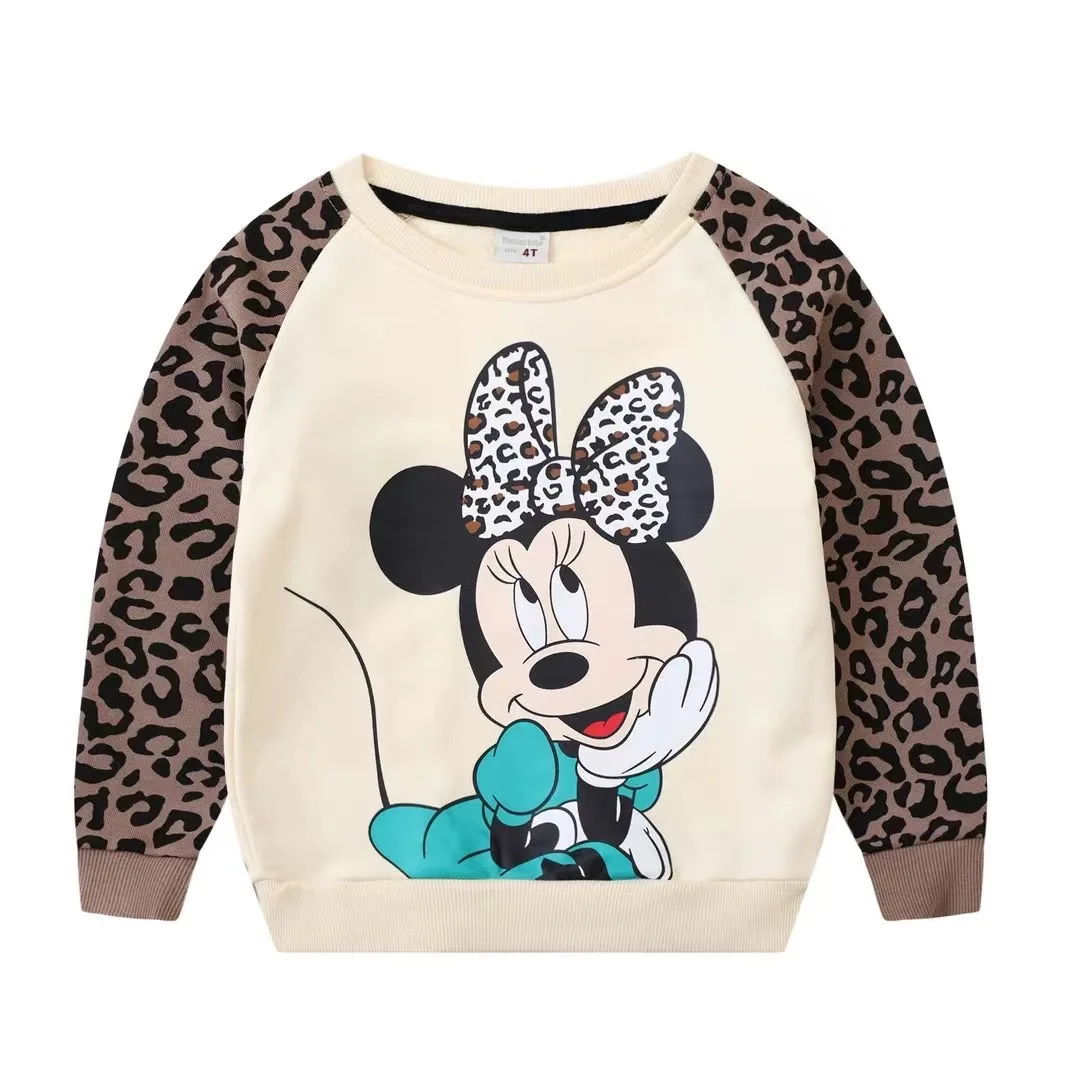 Топ для девочек, модная футболка для девочек с леопардовым принтом, Детская Повседневная рубашка, осенняя одежда для девочек, толстовка с длинным рукавом 
Топ для девочек, модная футболка для девочек с леопардовым принтом, Детская Повседневная рубашка, осенняя одежда для девочек, толстовка с длинным рукавом