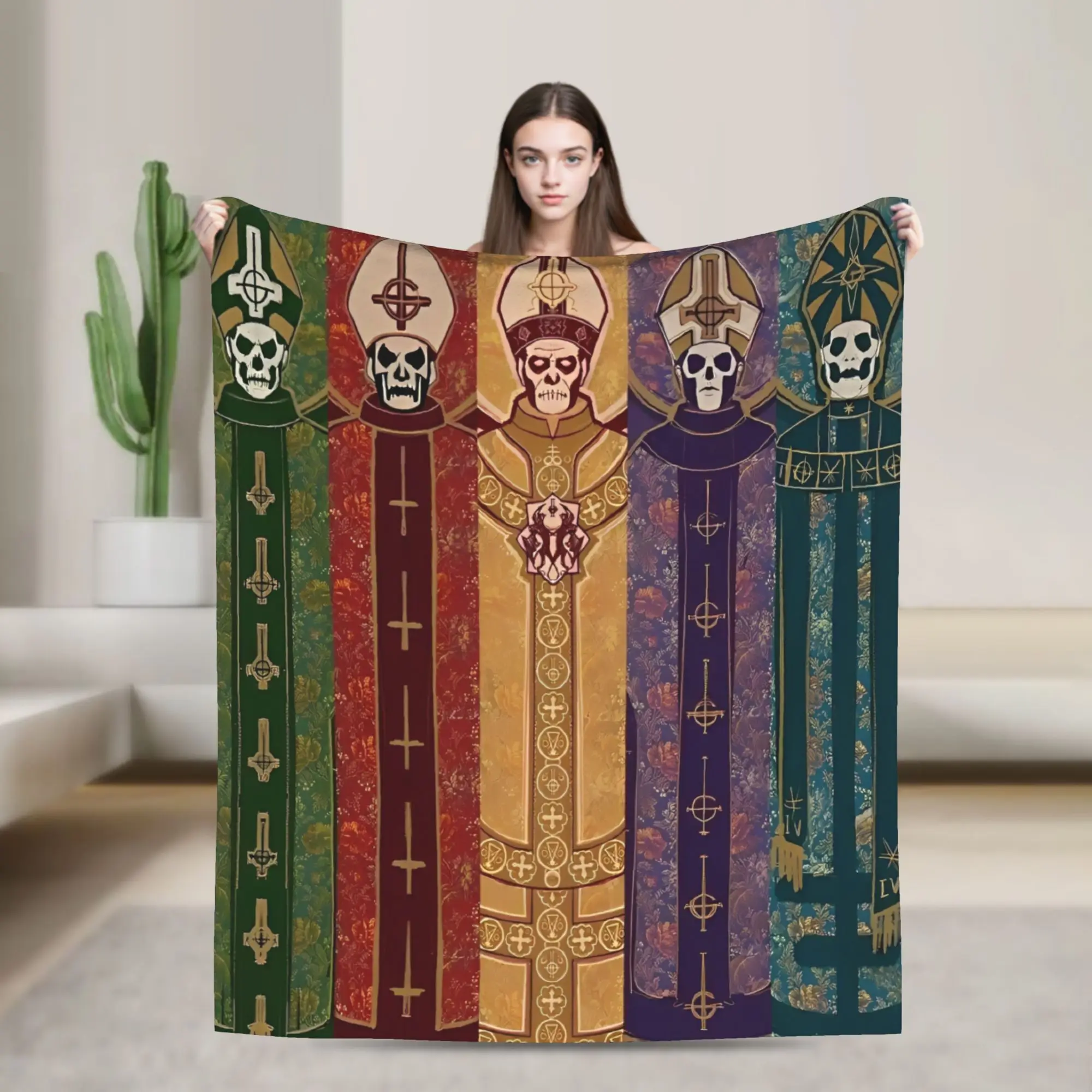 Флисовые одеяла Ghost Band Heavy Metal, новинка, пледы для рок-музыки для кровати, дивана, дивана, 125*100 см, плюшевое тонкое одеяло
Флисовые одеяла Ghost Band Heavy Metal, новинка, пледы для рок-музыки для кровати, дивана, дивана, 125*100 см, плюшевое тонкое одеяло