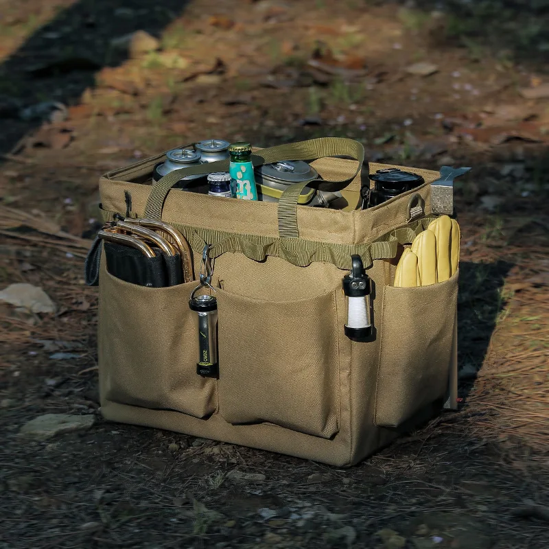 Outdoor tool storage box with large capacity and multifunctional carrying bag
Outdoor tool storage box with large capacity and multifunctional carrying bag