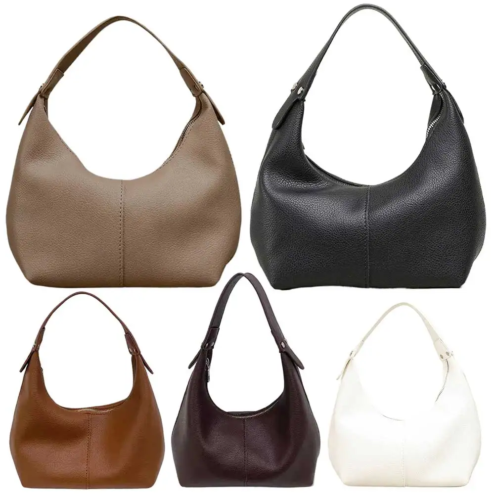 Women Vintage Underarm Bag PU Leather Fashion Tote Handbag Solid Color Simple Shoulder Purse Girls Outdoor Daily Bag
Women Vintage Underarm Bag PU Leather Fashion Tote Handbag Solid Color Simple Shoulder Purse Girls Outdoor Daily Bag
