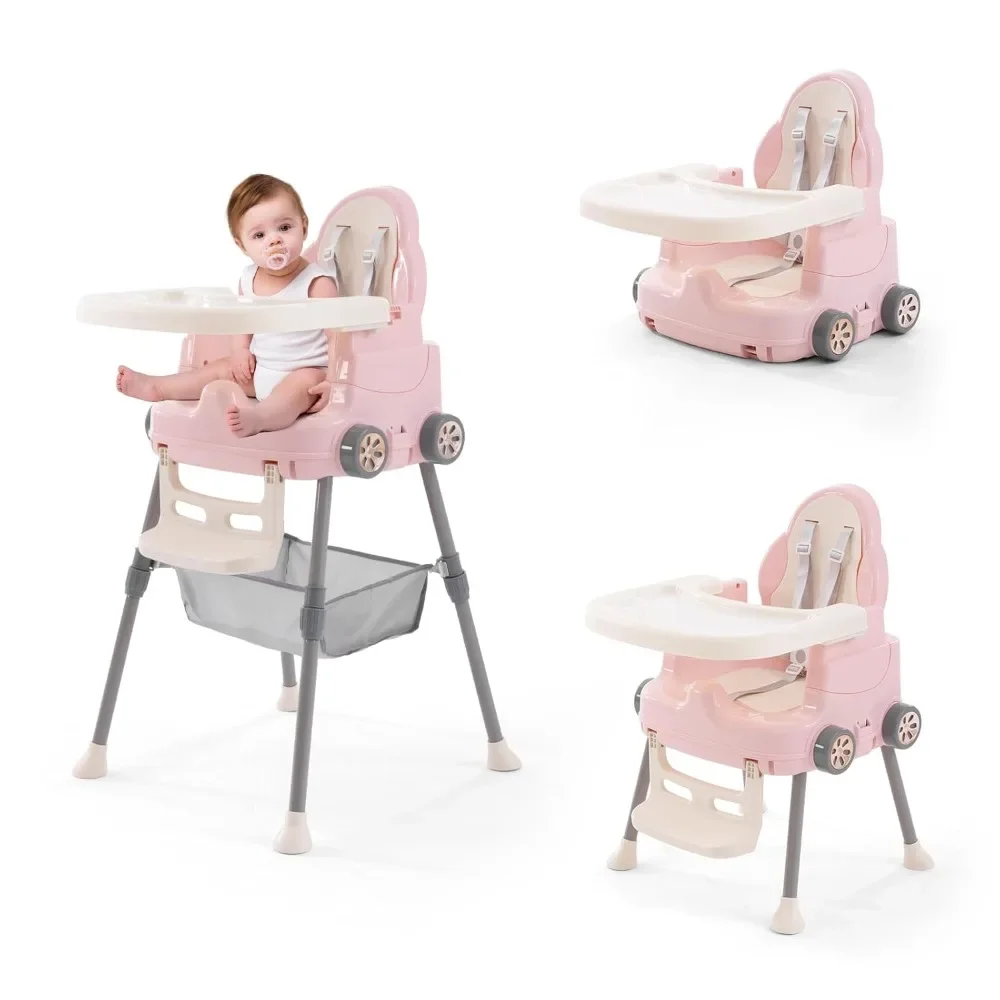 High Chairs for Babies and Toddlers, Portable 3 in 1 High Chair, Adjustable Convertible Compact Infant Baby Feeding Chair Booste
High Chairs for Babies and Toddlers, Portable 3 in 1 High Chair, Adjustable Convertible Compact Infant Baby Feeding Chair Booste