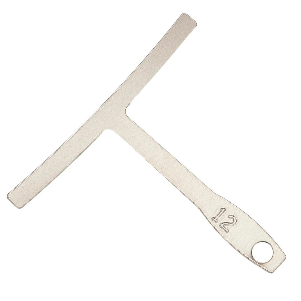 Luthier Tool Guitar Rulers Silver/White String Height Ruler T-shaped Rulers Stainless Steel 3.5 X 2.0 In/8.9 X 5.1 Cm
Luthier Tool Guitar Rulers Silver/White String Height Ruler T-shaped Rulers Stainless Steel 3.5 X 2.0 In/8.9 X 5.1 Cm