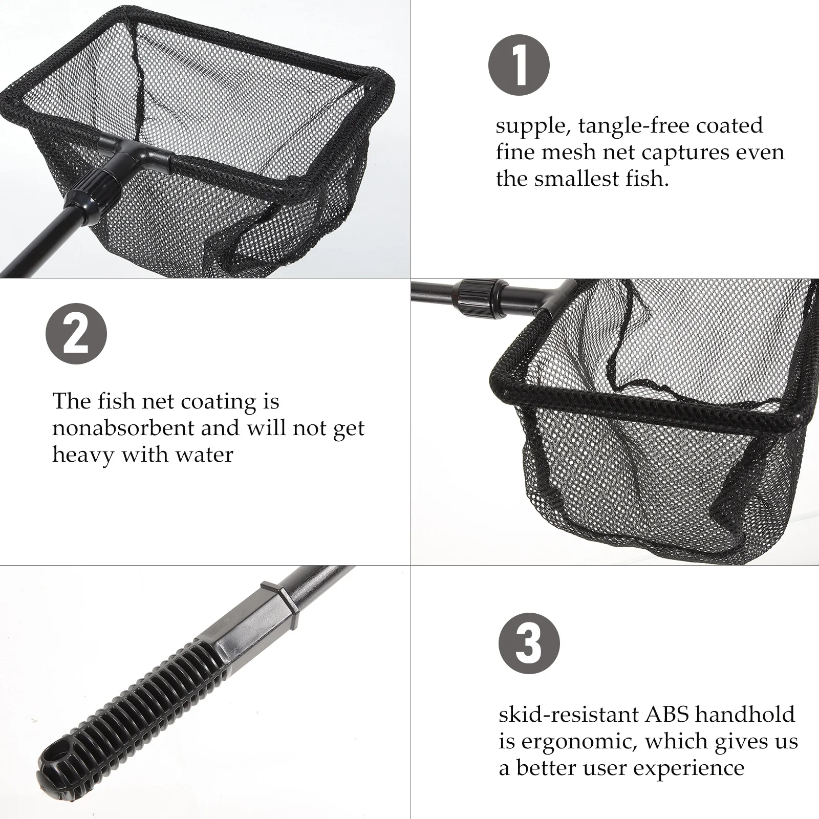 Telescopic Fishing Net Extendable Retractable Landing Net For Lakes Ponds Saltwater Freshwater Durable Non-Absorbent Mesh
Telescopic Fishing Net Extendable Retractable Landing Net For Lakes Ponds Saltwater Freshwater Durable Non-Absorbent Mesh