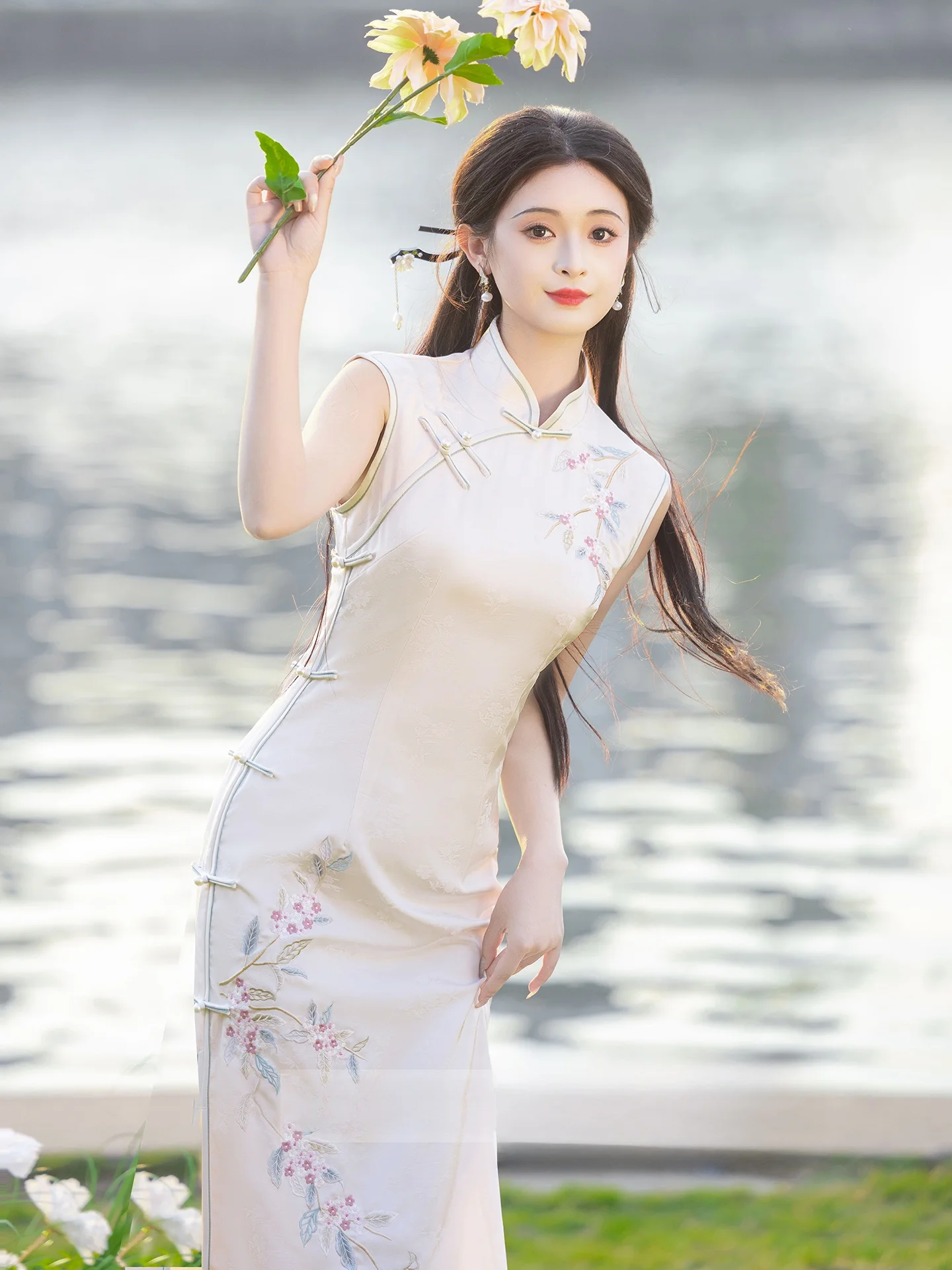 Ele Embroidered Young Sle Svel Chinese National Faion Women's Dr Breathable Mid-Length Skirt
Ele Embroidered Young Sle Svel Chinese National Faion Women's Dr Breathable Mid-Length Skirt