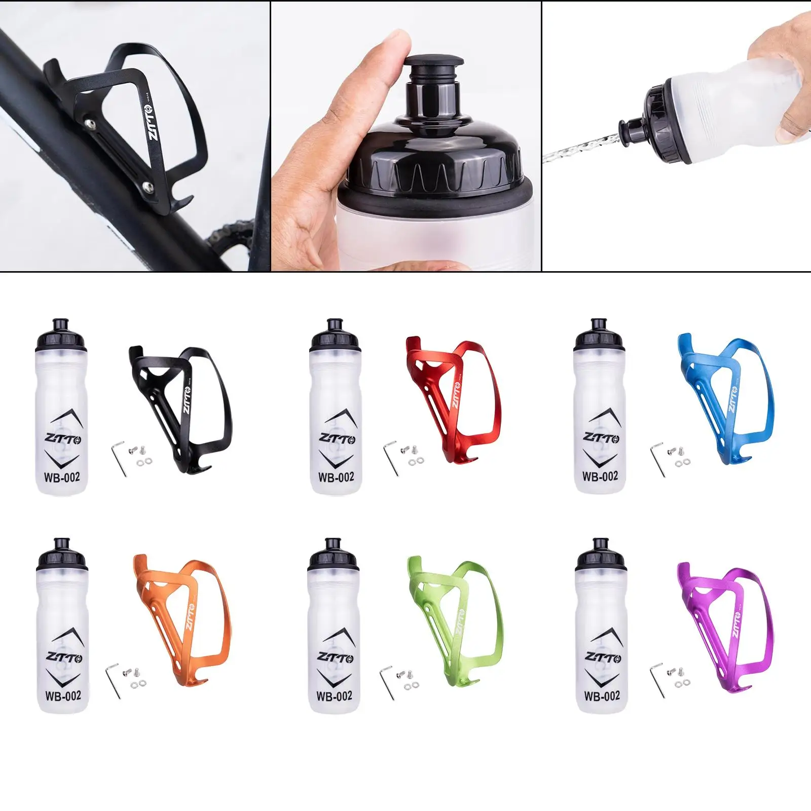 Mountain Bicycle 750ml Water Bottle with Holder Simple Installation Lightweight
Mountain Bicycle 750ml Water Bottle with Holder Simple Installation Lightweight