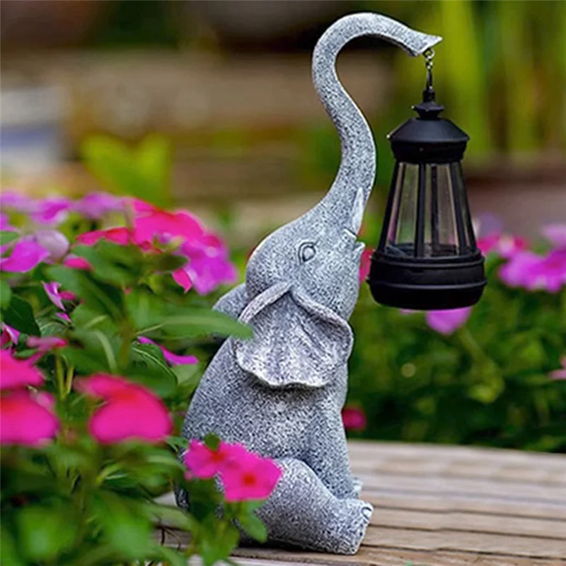 AA81-Solar Elephant Garden Statues Resin Outdoor Courtyard Elephant Statue Perfect Elephant Gift For Women Grandmother
AA81-Solar Elephant Garden Statues Resin Outdoor Courtyard Elephant Statue Perfect Elephant Gift For Women Grandmother