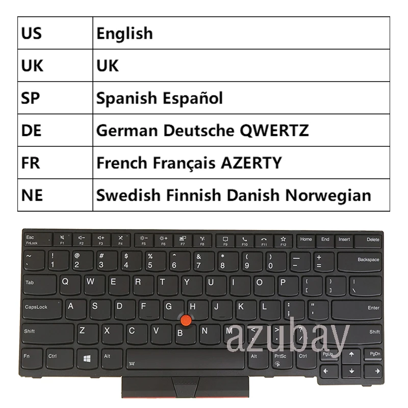 US UK Spanish German French Nordic Danish Norwegian Swedish Finnish Keyboard for Thinkpad T14 Gen 1 / 2, P14s Gen 2 / 1, Backlit
US UK Spanish German French Nordic Danish Norwegian Swedish Finnish Keyboard for Thinkpad T14 Gen 1 / 2, P14s Gen 2 / 1, Backlit