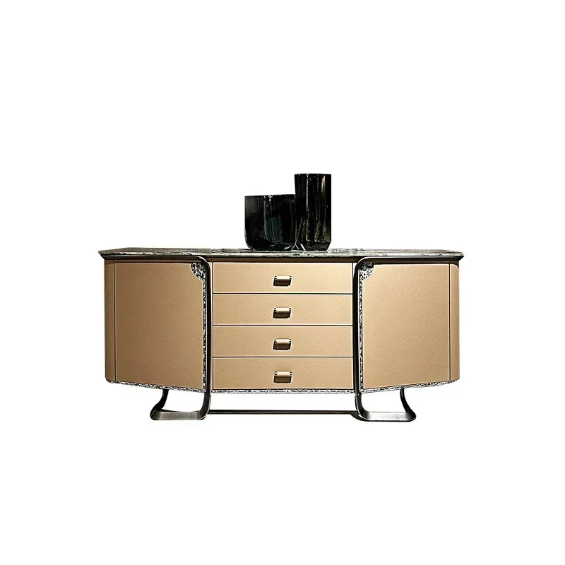 Light luxury stainless steel dining side cabinet, luxury stone countertop, porch cabinet, locker, luxury villa living room
Light luxury stainless steel dining side cabinet, luxury stone countertop, porch cabinet, locker, luxury villa living room