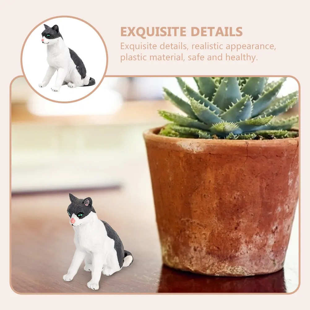 Adorable Cat Simulation Animal Plastic Decorative Craft Statue for Kids Educational Desktop Ornament Home Decoration Creative
Adorable Cat Simulation Animal Plastic Decorative Craft Statue for Kids Educational Desktop Ornament Home Decoration Creative