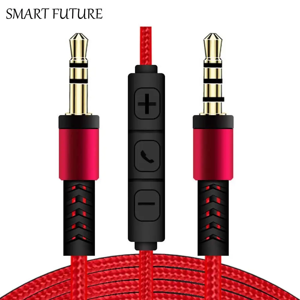 Штекер 3,5 мм к разъему 3,5 мм Позолоченный штекер с микрофоном Шнур для наушников Регулировка громкости Aux Кабель Автомобильный Aux-шнур Аудиокабель Аудиокабель
Штекер 3,5 мм к разъему 3,5 мм Позолоченный штекер с микрофоном Шнур для наушников Регулировка громкости Aux Кабель Автомобильный Aux-шнур Аудиокабель Аудиокабель