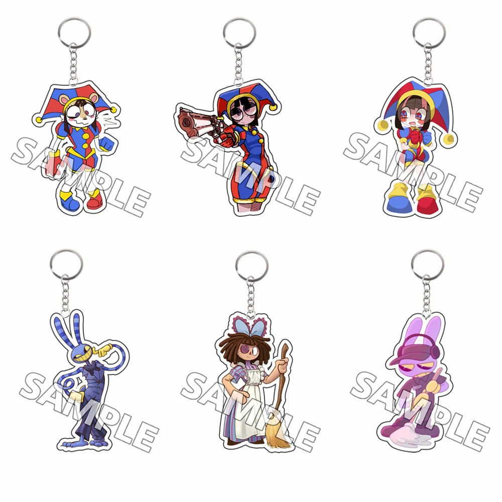 For TADC Acrylic Keychain Pomni Jax Ragatha Gangle Zooble Anime Peripheral Cartoon Cute Backpack Accessories Festival Gift
For TADC Acrylic Keychain Pomni Jax Ragatha Gangle Zooble Anime Peripheral Cartoon Cute Backpack Accessories Festival Gift