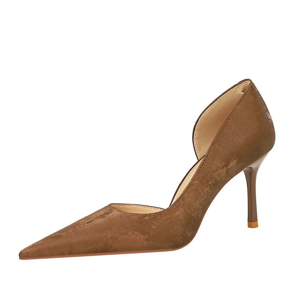 New Style Banquet Women's Wedding Women Shoes Slim Heels Shallow Mouth Side Hollow Single Shoes High Heels Pumps туфли женские
New Style Banquet Women's Wedding Women Shoes Slim Heels Shallow Mouth Side Hollow Single Shoes High Heels Pumps туфли женские
