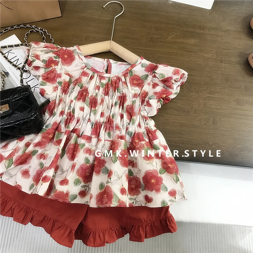 Children's Clothing Sets Flower Print Short Sleeve Top + Shorts 2pcs Sets Toddler Girl Clothes Baby Girl Outfit Set
Children's Clothing Sets Flower Print Short Sleeve Top + Shorts 2pcs Sets Toddler Girl Clothes Baby Girl Outfit Set
