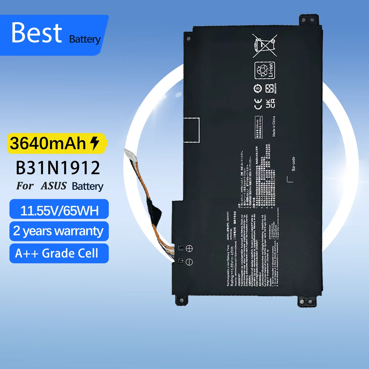 31N1912 C31N1912 Замена аккумулятора для ноутбука ASUS VivoBook 14 E410MA L410MA F414MA E510MA E510KA L510MA 0B200- 03680200
31N1912 C31N1912 Замена аккумулятора для ноутбука ASUS VivoBook 14 E410MA L410MA F414MA E510MA E510KA L510MA 0B200- 03680200
