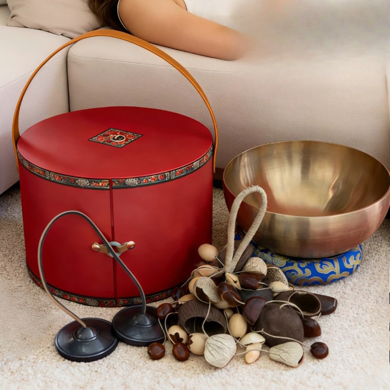Nepalese Handmade Singing Bowl Sound Healing Meditation Bell Spiritual Relaxation Tinkle Bells Yoga Percussion Instruments
Nepalese Handmade Singing Bowl Sound Healing Meditation Bell Spiritual Relaxation Tinkle Bells Yoga Percussion Instruments