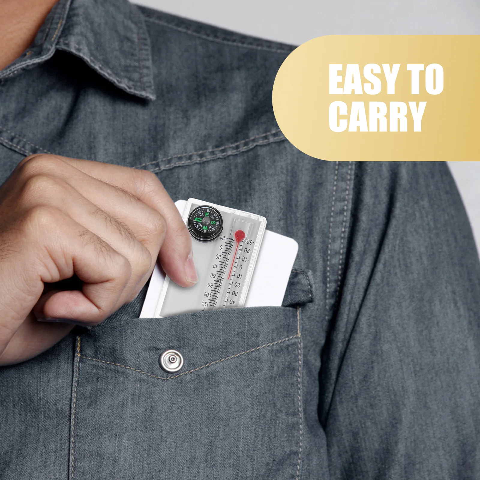 2Pcs Portable Compass Keychain Mini Camping Climbing Tool Pocket Thermometer Outdoor Survival Hiking Accessory
2Pcs Portable Compass Keychain Mini Camping Climbing Tool Pocket Thermometer Outdoor Survival Hiking Accessory