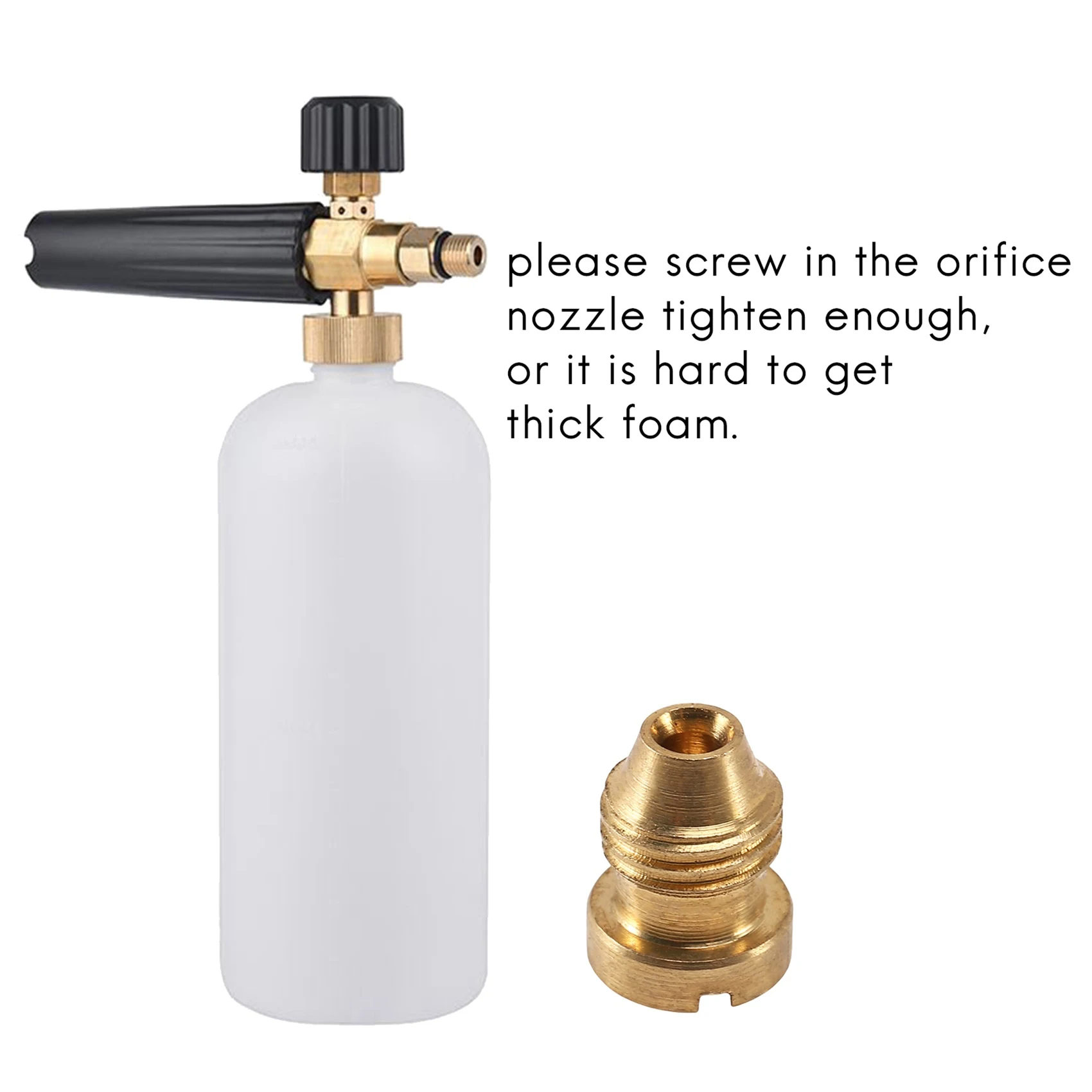 A60Z4 Pieces Foam Cannon Orifice Nozzle Tips And 10 Pieces Foam Maker, Universal 1.1 Mm Thread Nozzle And Mesh Filtermay
A60Z4 Pieces Foam Cannon Orifice Nozzle Tips And 10 Pieces Foam Maker, Universal 1.1 Mm Thread Nozzle And Mesh Filtermay