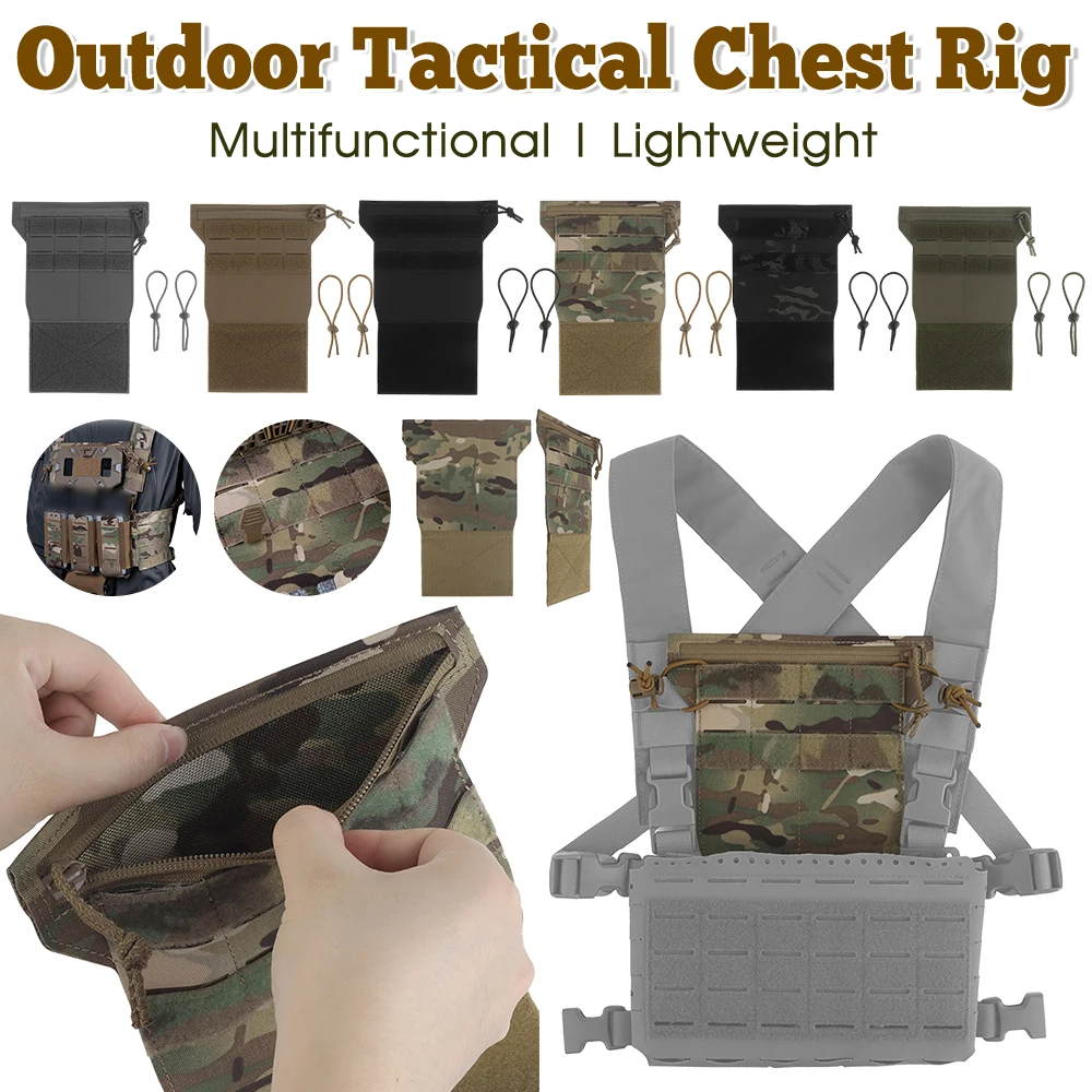 Multifunctional Tactic Pouch Outdoor Lightweight Tactical Chest Rig Universal Tools Storage Bag Stacked Pocket Micro Front Panel
Multifunctional Tactic Pouch Outdoor Lightweight Tactical Chest Rig Universal Tools Storage Bag Stacked Pocket Micro Front Panel