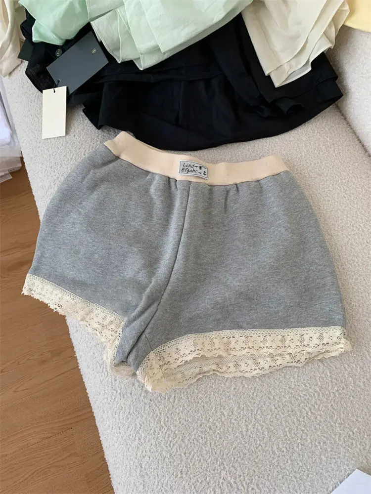 Wedbleser 2025 Lace Grey Casual Shorts Women Summer Ins High Waist Slimming Wide Leg Sporty A-line Straight Leg Shorts
Wedbleser 2025 Lace Grey Casual Shorts Women Summer Ins High Waist Slimming Wide Leg Sporty A-line Straight Leg Shorts