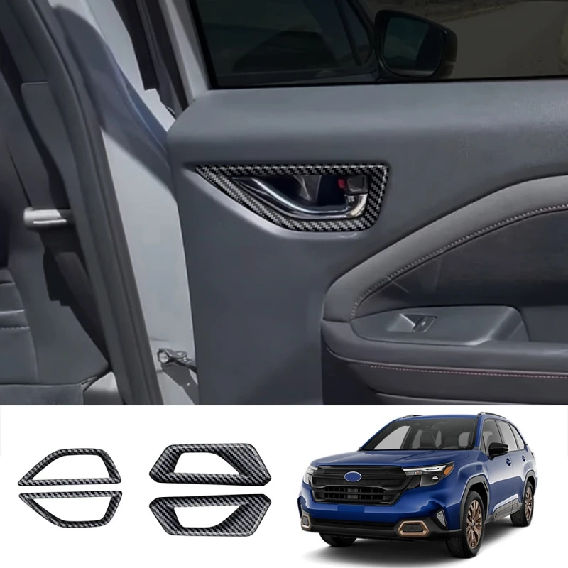 Для Subaru Forester 2025 ABS, аксессуары для интерьера из углеродного волокна, внутренняя дверная ручка, рамка, нашивка, защита от царапин, наклейка на дверную чашу
Для Subaru Forester 2025 ABS, аксессуары для интерьера из углеродного волокна, внутренняя дверная ручка, рамка, нашивка, защита от царапин, наклейка на дверную чашу