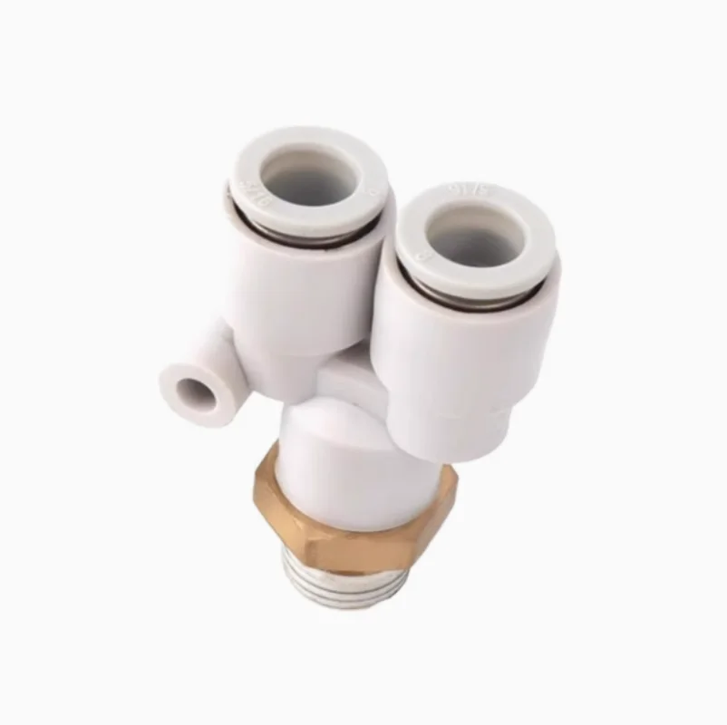20pcs Tracheal quick connector KB2U8-02S Three way external threaded pneumatic joint
20pcs Tracheal quick connector KB2U8-02S Three way external threaded pneumatic joint